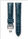 Matt blue alligator L682153039 Lugs 21mm
